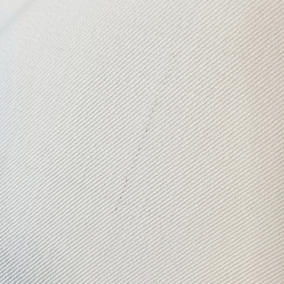 Vintage 70s Cream White Fine Wool Twill Culottes Made In France XS - Picture 14 of 15